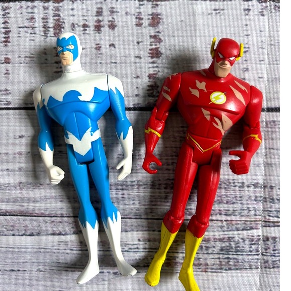 Mattel Other - Mattel Justice League Action Figures Blue Flash and Ice Set